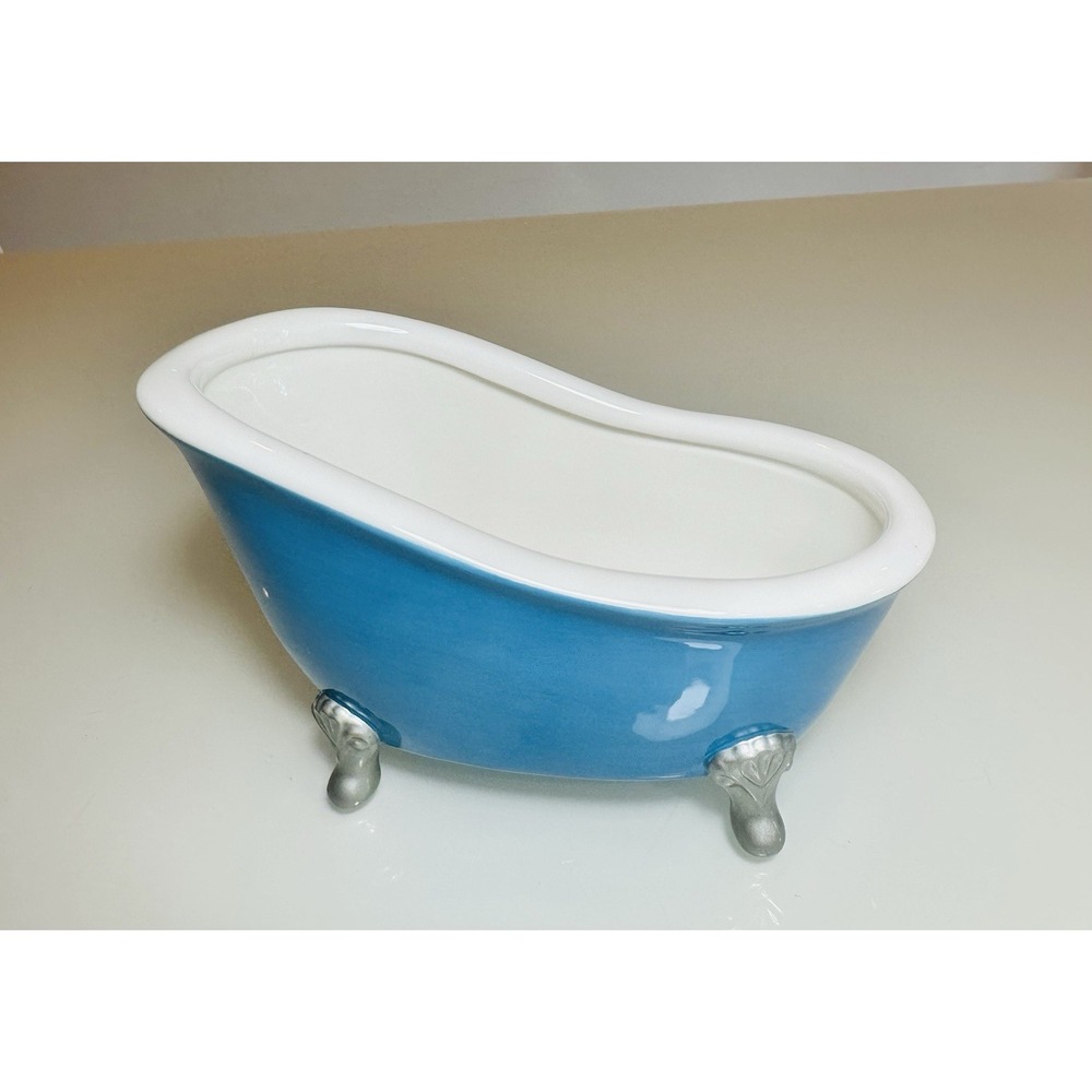 Bath And Body Works - For Decoration Uses - Vintage Ceramic Bathtub Soap Holder